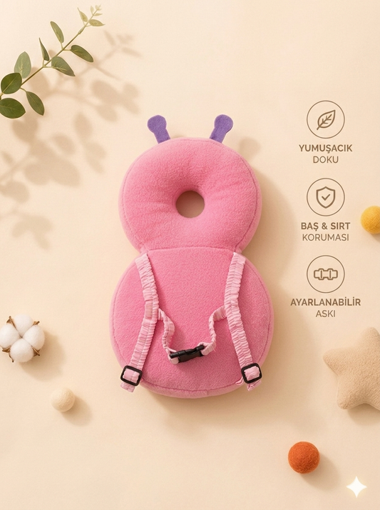 Bebek Baş & Sırt Koruyucu Yastık (KELEBEK MODELİ)